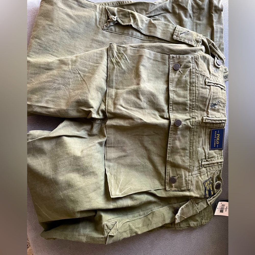 Brand new w/tags Polo Ralph Lauren  olive green  boot cut utility pants
